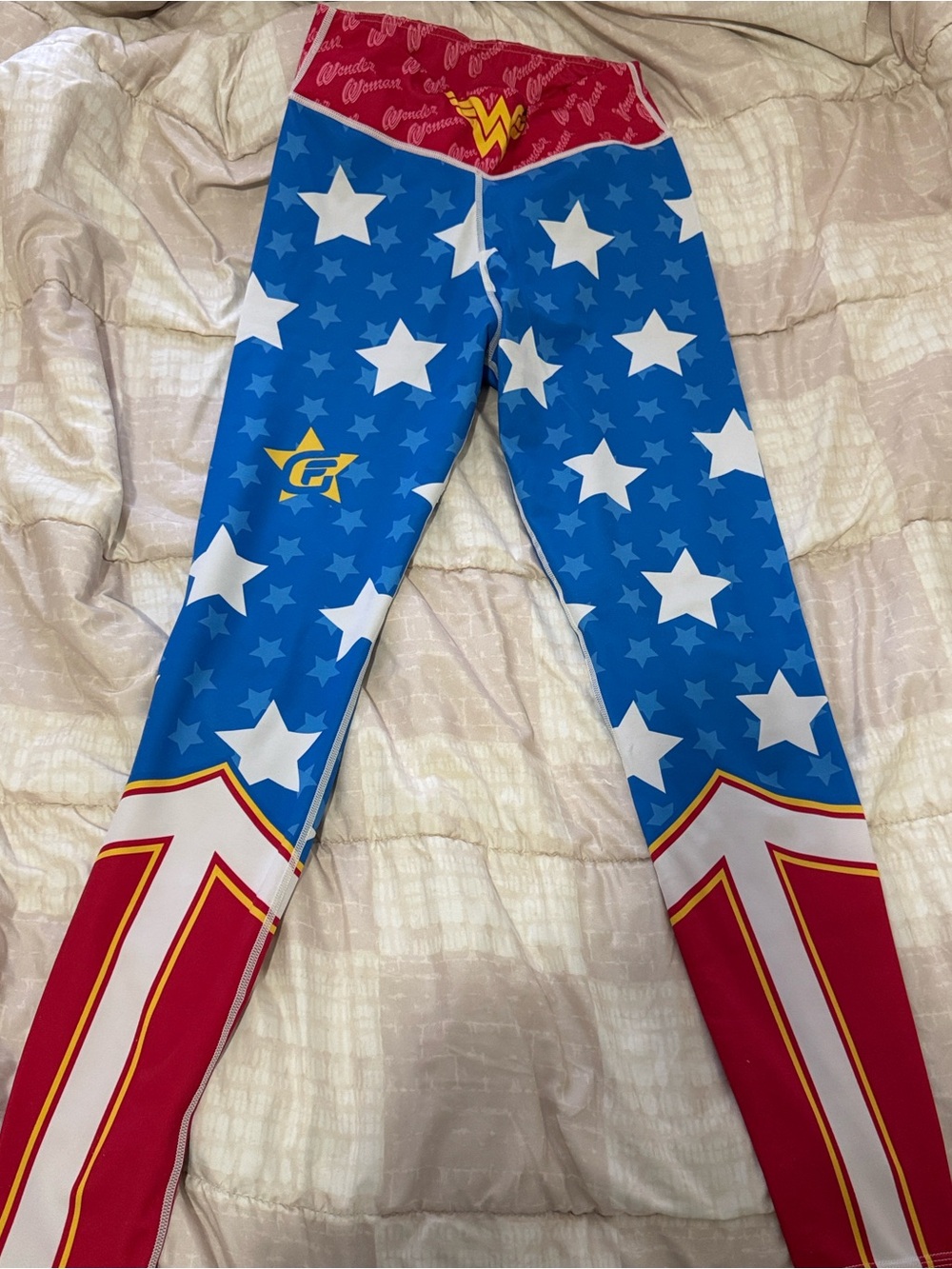 Wonder Woman inspired leggings